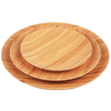 Natural Bamboo Food Plate Dishes